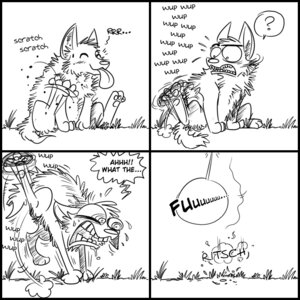 Rating: Safe Score: 0 Tags: 1:1 black_border bodily_fluids border bulging_eyes canid canine canis comic domestic_dog e621 feral flying flying_sweatdrops greyscale launching male mammal midair monochrome solo sweat sweatdrop uhoh what zj User: bunchy7s