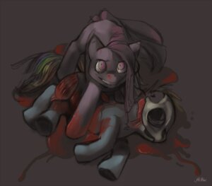 Rating: Explicit Score: 0 Tags: blood blue_body blue_fur bodily_fluids cannibalism corpse creepy_smile cupcakes_(mlp_fanfic) death duo e621 earth_pony equid equine evil_grin female feral friendship_is_magic fur grin grotesque hair hasbro horse insane looking_at_viewer low_res mammal mittymandi multicolored_hair my_little_pony nightmare_fuel nude pink_body pink_fur pinkamena_(mlp) pinkie_pie_(mlp) pony purple_background quadruped rainbow_dash_(mlp) rainbow_hair simple_background smile tail User: bunchy7s