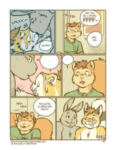 Rating: Explicit Score: 0 Tags: abakan abe_(artdecade) after_sex anthro artdecade blush bodily_fluids caught_in_the_act clothing comic cum cum_in_mouth cum_inside cum_kiss cum_on_face dialogue do_not_distribute duo e621 end_page english_text eyewear felid feline genital_fluids glasses group kissing lagomorph leporid lynx male male/male mammal multiple_scenes rabbit rodent sciurid shirt snowballing surprised text the_end topwear tree_squirrel url walk-in User: bunchy7s
