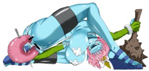 Rating: Explicit Score: 0 Tags: 1_eye accessory anal anal_masturbation anal_penetration anus bedroom_eyes blue_body blue_skin bow_ribbon clothing club_(weapon) cyclops dildo e621 feet female footwear furgonomics genitals gorigori222 hair half-closed_eyes high_heels horn horn_accessory horn_bow horn_ribbon humanoid large_penetration looking_at_viewer masturbation melee_weapon narrowed_eyes pasties penetration pink_hair ribbons seductive sex_toy shoes solo toes toying_self vaginal vaginal_masturbation vulva weapon wet User: bunchy7s