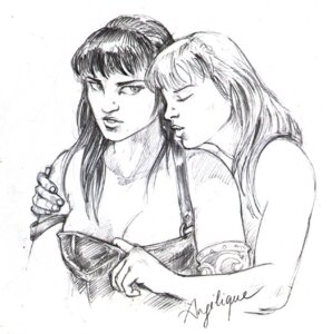 Rating: Explicit Score: 0 Tags: angelique_(artist) female gabrielle_(xena) multiple_females multiple_girls rule34 xena xena_warrior_princess yuri User: bunchy7s