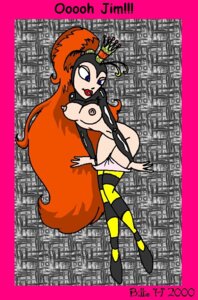 Rating: Explicit Score: 0 Tags: billie_h blue_eyes breasts clothing earthworm_jim_(franchise) female long_hair medium_breasts panties princess_what's-her-name red_hair rule34 solo User: bunchy7s