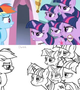 Rating: Questionable Score: 0 Tags: angry arthropod bedroom_eyes bite biting_lip biting_own_lip blue_body blue_fur changeling_(mlp) cutie_mark e621 equid equine female female/female feral friendship_is_magic fur grin group hair half-closed_eyes hasbro hi_res horn horse lips mammal multicolored_hair my_little_pony mythological_creature mythological_equine mythology narrowed_eyes pony purple_body purple_eyes purple_fur purple_hair rainbow_dash_(mlp) rainbow_hair seductive self_bite smile twilight_sparkle_(mlp) two_tone_hair unicorn unknown_artist User: bunchy7s