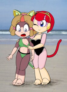 Rating: Explicit Score: 0 Tags: 2006 2girls 4_toes anthro beach bikini bikini_pull black_swimsuit blonde_hair blue_eyes breasts brown_body brown_fur cat cat_ears cat_tail cleavage cute_fang domestic_cat duo e621 eyebrows eyebrows_visible_through_hair eyelashes eyes feet felid feline felis female female/female female_only flat_chested francine_manx fur furry green_bikini hair hairband hips looking_down mammal multicolored_body multicolored_fur navel nipples no_humans ocean one-piece_swimsuit one_eye_closed open_mouth pink_body pink_fur pink_nose polly_esther purple_eyes red_hair rule34 samurai_pizza_cats sand shep short_hair small_breasts smile standing stirrup_(marking) stomach swimsuit tail thighs toes tongue two_tone_body two_tone_fur User: bunchy7s