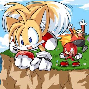 Rating: Safe Score: 0 Tags: 1:1 absurd_res anthro big_eyes big_head canid canine chaos_emerald dr._eggman e621 fox gem group helicopter_tail hi_res knuckles_the_echidna male mammal miles_prower sega sonic_the_hedgehog_(series) toony unknown_artist User: bunchy7s