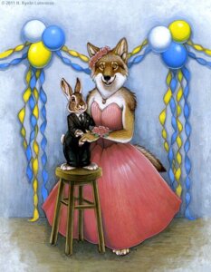 Rating: Safe Score: 0 Tags: accessory anthro balloon brown_eyes canid canine canis clothed clothing confetti_streamer corsage detailed detailed_background dress duo e621 female flower flower_ornament fully_clothed furniture hanging_streamer humor inflatable jewelry kyoht_luterman lagomorph larger_female leporid male mammal necklace plant predator/prey prom rabbit realistic size_difference smaller_male stool streamers suit tail wolf yellow_eyes User: bunchy7s
