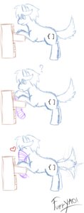 Rating: Safe Score: 0 Tags: clothing colored_pencil_(artwork) dresser e621 earth_pony equid equine fan_character footwear furniture furryaoi hasbro heart_symbol horse legwear male mammal my_little_pony pony question_mark simple_background sketch socks solo tail tail_motion tailwag traditional_media_(artwork) white_background User: bunchy7s