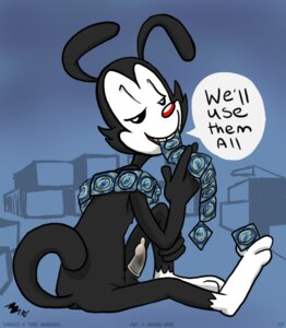 Rating: Explicit Score: 0 Tags: 2010 animaniacs annie-mae anthro bedroom_eyes black_fur butt color condom condom_in_mouth dialogue e621 english_text erection fur genitals half-closed_eyes inkblot looking_back male male_only mammal mouth_hold narrowed_eyes nude object_in_mouth penis rule34 seductive sexual_barrier_device side_view solo tagme talking_to_viewer text unknown_species unused_condom warner_brothers wearing_condom white_fur wrapped_condom yakko_warner User: bunchy7s