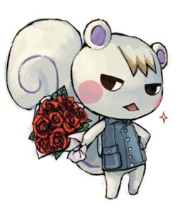 Rating: Safe Score: 0 Tags: animal_crossing anthro bottomless clothed clothing e621 flower holding_flower holding_object looking_at_viewer low_res male mammal marshal_(animal_crossing) nintendo plant rodent rose_(flower) sciurid solo tree_squirrel yomo User: bunchy7s