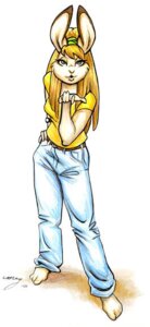 Rating: Safe Score: 0 Tags: 2008 anthro barefoot bedroom_eyes blonde_hair blowing_kiss bottomwear breasts candi_(megan_giles) clothed clothed_female clothing denim denim_bottomwear denim_clothing e621 feet female fur hair jeans lagomorph leporid long_hair mammal megan_giles narrowed_eyes pants ponytail pose rabbit seductive shirt simple_background solo tan_body tan_fur topwear white_background User: bunchy7s Rating: Safe Score: 0 Tags: 2008 anthro barefoot bedroom_eyes blonde_hair blowing_kiss bottomwear breasts candi_(megan_giles) clothed clothed_female clothing denim denim_bottomwear denim_clothing e621 feet female fur hair jeans lagomorph leporid long_hair mammal megan_giles narrowed_eyes pants ponytail pose rabbit seductive shirt simple_background solo tan_body tan_fur topwear white_background User: bunchy7s