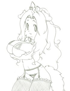 Rating: Explicit Score: 0 Tags: anthro bra breasts female fur furry large_breasts monochrome panties princess_terria rule34 sindoll stockings tagme tail_concerto User: bunchy7s