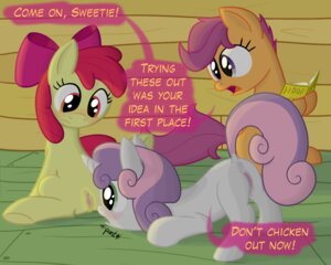 Rating: Explicit Score: 0 Tags: 2013 5:4 accessory apple_bloom_(mlp) ass_up blush bodily_fluids bow_(feature) bow_accessory bow_ribbon cutie_mark_crusaders_(mlp) darkenthepony dialogue digital_media_(artwork) dock_(anatomy) e621 earth_pony english_text equid equine female female/female feral feral_on_feral friendship_is_magic fur genital_fluids genitals group hair hair_accessory hair_bow hair_ribbon hasbro hooves horn horse inside mammal multicolored_hair my_little_pony open_mouth orange_body orange_fur pony presenting presenting_vulva purple_eyes purple_hair raised_tail red_hair ribbons scootaloo_(mlp) spread_legs spreading sweetie_belle_(mlp) tail text two_tone_hair underhoof vaginal_fluids vulva white_body white_fur young young_feral User: bunchy7s