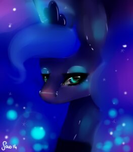 Rating: Safe Score: 0 Tags: 2014 e621 equid equine female feral friendship_is_magic hasbro hi_res horn mammal my_little_pony mythological_creature mythological_equine mythology princess_luna_(mlp) saoiirse solo unicorn User: bunchy7s