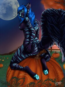 Rating: Explicit Score: 0 Tags: 3:4 4_toes anthro biped blue_hair blue_nipples blue_vulva bodily_fluids breasts butt butt_grab claws cyiakanami digitigrade e621 feet female food fruit genital_fluids genitals grinding hair hand_on_butt hi_res hindpaw kneeling looking_back mammal masturbation mephitid night nipples nude outside pawpads paws plant pumpkin pumpkin_fucking skunk soles solo stripes toes vaginal vaginal_fluids vaginal_masturbation vulva User: bunchy7s