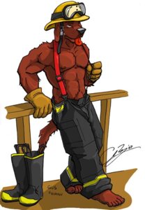 Rating: Safe Score: 0 Tags: 2007 abs anthro armor athletic barefoot belt biceps biped black_nose boots bottomwear brown_body brown_eyes brown_fur canid canine canis chestnuts_(artist) claws clothed clothing domestic_dog e621 eyewear feet firefighter firefighter_helmet footwear fur gloves goggles gus handwear headgear helmet leaning leaning_backward male mammal muscular muscular_anthro nipples pants pecs pose shoes solo standing suspenders toe_claws tongue tongue_out topless turnout_gear uniform User: bunchy7s