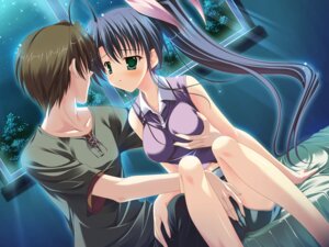 Rating: Explicit Score: 0 Tags: blue_hair blush breast_grab breasts clear_(visual_novel) faceless faceless_male female fingering foreplay green_eyes long_hair male mitha motomachi_haruno night rule34 tied_hair twintails window User: bunchy7s