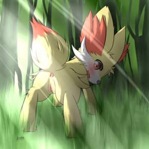 Rating: Explicit Score: 0 Tags: 1:1 2014 :d all_fours anus blush butt canid canine detailed_background e621 feet female fennekin feral forest fur generation_6_pokemon genitals grass happy hi_res kigisuke looking_at_viewer looking_back mammal nature nintendo open_mouth outside plant pokemon pokemon_(species) presenting presenting_hindquarters presenting_vulva smile solo standing tail tongue tree vulva User: bunchy7s