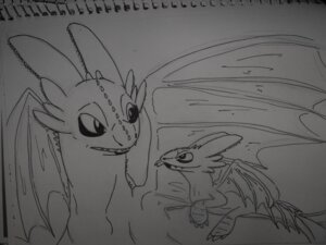 Rating: Safe Score: 0 Tags: 4:3 ambiguous_gender black_and_white claws dragon dreamworks duo e621 european_mythology eye_contact feral forked_tongue fury_(httyd) hi_res how_to_train_your_dragon looking_at_another membrane_(anatomy) membranous_wings monochrome mythological_creature mythological_scalie mythology night_fury quadruped scalie size_difference sketch tail teeth tongue tongue_out toothless unknown_artist western_dragon wings User: bunchy7s