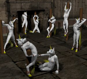 Rating: Explicit Score: 0 Tags: anthro bdsm bondage bound breasts collar dragontalon e621 equid equine fates_of_the_unicorns female genitals group horn mammal mythological_creature mythological_equine mythology nipples nude slave tail unicorn vulva User: bunchy7s