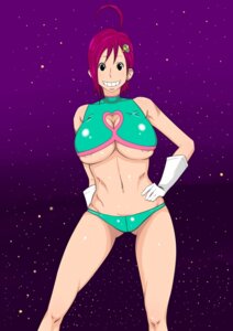 Rating: Explicit Score: 0 Tags: 1girls black_eyes breasts character_request cleavage clothing copyright_request female female_only gloves hair_ornament locketmonkey looking_at_viewer magenta_hair nipples panties rule34 smile solo space underboob white_skin User: bunchy7s