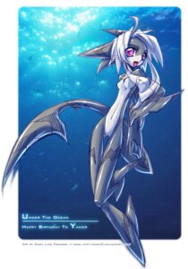 Rating: Safe Score: 0 Tags: anthro aquatic breasts e621 english_text female fish grey_body hair mixed_media naturally_censored non-mammal_breasts photo_background photography_(artwork) pink_eyes sash0 shark solo tail text toony underwater water white_hair ziyoling User: bunchy7s