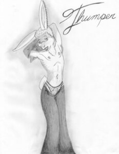 Rating: Questionable Score: 0 Tags: 2009 absurd_res anthro armpit_hair body_hair clothing e621 ear_piercing greyscale hi_res lagomorph leporid male mammal monochrome nipples piercing rabbit sketch solo thumper_(wred) undressing wred User: bunchy7s