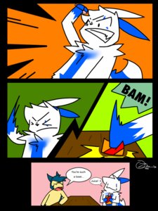 Rating: Safe Score: 0 Tags: 3:4 :3 agentgravy anthro blue_body blue_fur canid canine digital_media_(artwork) duo e621 fan_character fur generation_2_pokemon generation_3_pokemon humor male mammal nintendo pokemon pokemon_(species) shiny_pokemon tail troy typhlosion white_body white_fur zangoose User: bunchy7s