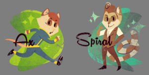 Rating: Safe Score: 0 Tags: 1950s_theme alpha_channel american_opossum anthro character_badge_(artwork) duo e621 english_text fallout felid googie_aesthetic hi_res hybrid male mammal marsupial microsoft populuxe procyonid slickfox spiral_staircase text vault_suit virginia_opossum willow_(glopossum) User: bunchy7s
