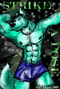 Rating: Explicit Score: 0 Tags: 2002 abs anthro barazoku biped blue_eyes bottomwear boxers_(clothing) bulge canid canine canis clothed clothing detailed_bulge e621 front_view genital_outline grin looking_at_viewer male mammal muscular muscular_anthro muscular_male mythological_canine mythological_creature mythology penis_outline pinup pose raff raff_m_logan rave shorts smile solo standing tail underwear werecanid werecanine werecreature werewolf wolf User: bunchy7s