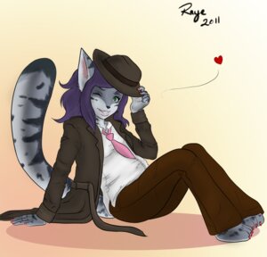 Rating: Safe Score: 0 Tags: 2011 accessory anthro belly big_belly clothing coat colored_nails domestic_cat e621 egyptian_mau fedora felid feline felis female green_eyes hair hat headgear headwear heart_symbol in_abyss mammal nails necktie one_eye_closed pregnant purple_hair red_nails shampu_(shampu123) shirt solo stripes tail topwear trenchcoat wink User: bunchy7s