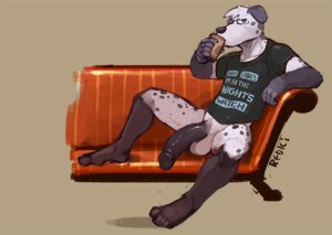 Rating: Explicit Score: 0 Tags: anthro balls big_penis black_penis bottomless canid canine canis clothed clothing dalmatian dexdoggy domestic_dog e621 eyewear genitals glasses half-erect huge_penis humanoid_genitalia humanoid_penis male mammal penis redic-nomad shirt solo topwear User: bunchy7s