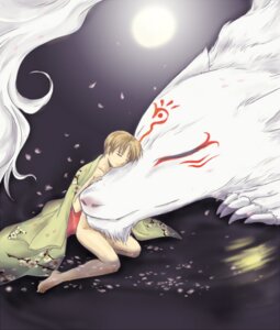 Rating: Questionable Score: 0 Tags: canid canine canis duo e621 eyes_closed feral fox hug human larger_male madara_(natsume_yuujinchou) male male/male mammal natsume's_book_of_friends nude size_difference smaller_male takashi_natsume unknown_artist wolf User: bunchy7s