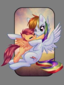 Rating: Safe Score: 0 Tags: 2011 3:4 alpha_channel blue_body blue_feathers blue_fur bodily_fluids crying cutie_mark duo e621 equid equine feathered_wings feathers female feral friendship_is_magic fur hair hasbro hug mammal multicolored_hair multicolored_tail my_little_pony mythological_creature mythological_equine mythology pegasus rainbow_dash_(mlp) rainbow_hair rainbow_tail rizcifra scootaloo_(mlp) simple_background size_difference smile tail tears transparent_background wings young young_feral User: bunchy7s