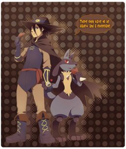 Rating: Safe Score: 0 Tags: ambiguous_anthro ambiguous_gender anthro black_body black_fur blue_body blue_eyes blue_fur canid canine duo e621 english_text fur generation_4_pokemon human lucario male male_(lore) male_human mammal nintendo pokemon pokemon_(species) red_eyes riley's_lucario riley_(pokemon) tail text tre_burg02 y2k_(graphic_design) yellow_body yellow_fur User: bunchy7s