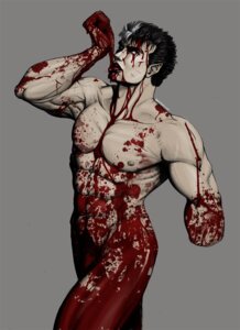 Rating: Explicit Score: 0 Tags: 1boy abs amputee berserk black_hair blood blood_on_face blood_puddle blood_stain chest gore guro guts_(berserk) male male_only male_ryona muscles muscular nude pecs rule34 scars sexually_suggestive solo User: bunchy7s
