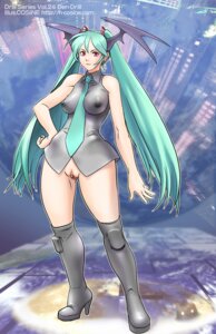 Rating: Explicit Score: 0 Tags: 1girl 1girls 2d aqua_hair bangs big_breasts blue_hair boots bottomless breasts clitoris collared_shirt color cosine covered_nipples darkstalkers demon earrings female female_only fusion fusion_character hand_on_hip hatsune_miku head_wings headwings high_heels highres jewelry knee_boots large_breasts light-skinned_female light_skin long_hair morrigan_aensland necktie nipples nipples_visible_through_clothing no_panties partially_clothed pussy red_eyes rule34 see-through shirt sleeveless sleeveless_shirt solo succubus thigh_boots thighhighs twintails uncensored very_long_hair vocaloid wings User: bunchy7s