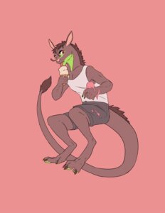 Rating: Safe Score: 0 Tags: antennae_(anatomy) anthro biped bottomwear clothing dessert e621 food ice_cream jericho_(thestory) licking male mistresssparkles shorts sitting solo tail tongue tongue_out User: bunchy7s