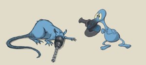 Rating: Safe Score: 0 Tags: abstract_background ambiguous_gender anatid anseriform anthro avian bird blue_body blue_fur cool_colors duck duo e621 feral fur mammal murid murine power_tool rat rodent simple_background tail tools unknown_artist what_has_science_done User: bunchy7s