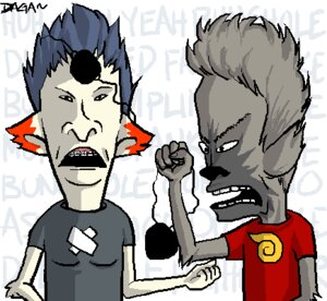 Rating: Safe Score: 0 Tags: alternate_species anthro beavis beavis_and_butt-head butt-head digital_media_(artwork) domestic_cat duo e621 felid feline felis furrification low_res male mammal oekaki parody sobegrrl teeth what User: bunchy7s Rating: Safe Score: 0 Tags: alternate_species anthro beavis beavis_and_butt-head butt-head digital_media_(artwork) domestic_cat duo e621 felid feline felis furrification low_res male mammal oekaki parody sobegrrl teeth what User: bunchy7s