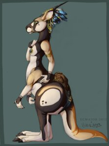 Rating: Safe Score: 0 Tags: breasts deervvitch e621 ecmajor feathers female kangaroo kangaroo_taur macropod macropod_taur mammal mammal_taur marsupial marsupial_taur pasties piercing simple_background solo tail taur what_has_science_done User: bunchy7s