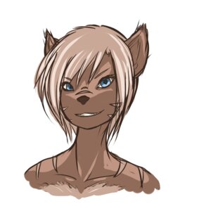 Rating: Safe Score: 0 Tags: 1:1 2013 ambiguous_gender blue_eyes domestic_cat e621 felid feline felis hair hi_res inlucidreverie kitty_kei mammal simple_background smile solo teeth white_background User: bunchy7s