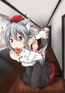 Rating: Safe Score: 0 Tags: animal_humanoid armwear asian_clothing blouse bread canid canid_humanoid canine canine_humanoid canis clothing detached_sleeves dog_humanoid domestic_dog e621 east_asian_clothing ebi_senbei female food grey_hair hair hat headgear headwear hi_res humanoid japanese_clothing jelly_(food) mammal mammal_humanoid miko_outfit momiji_inubashiri mouth_hold red_eyes short_hair solo tokin_hat topwear touhou User: bunchy7s