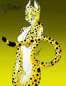 Rating: Safe Score: 0 Tags: 2013 anthro athene_(hulahula11) biped black_nose blue_eyes blush breasts cheetah claws e621 felid feline female fur looking_at_viewer mammal pose raised_tail ravvij simple_background smile solo spots standing tail white_body white_fur yellow_background yellow_body yellow_fur User: bunchy7s