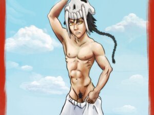 Rating: Explicit Score: 0 Tags: 1boy amber_eyes black_hair bleach braided_ponytail ggio_vega hand_above_head male male_only pants_down parted_lips rule34 skull_headwear solo tagme User: bunchy7s