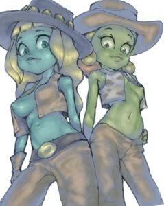 Rating: Explicit Score: 0 Tags: admiral_degill's_girls atomic_betty blue_skin breasts breasts_out clothed conoghi cowboy_hat cowboy_outfit female green_skin multiple_females multiple_girls rule34 User: bunchy7s