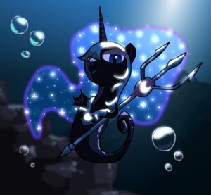 Rating: Safe Score: 0 Tags: 2011 alfa995 ambiguous_gender aquatic armor black_body blue_eyes blue_hair bubble e621 feral fish friendship_is_magic hair hasbro headgear helmet horn looking_at_viewer melee_weapon my_little_pony nightmare_moon_(mlp) polearm seahorse solo syngnathid syngnathiform trident underwater water weapon User: bunchy7s