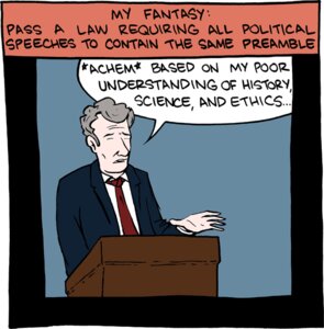 Rating: Safe Score: 0 Tags: digital_media_(artwork) e621 english_text grandfathered_content human human_only humor male mammal not_furry political_cartoon politics saturday_morning_breakfast_cereal solo text zach_weiner User: bunchy7s