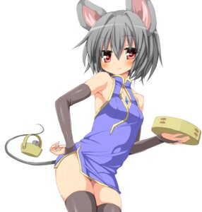Rating: Safe Score: 0 Tags: 5240mosu alternate_costume animal_humanoid armwear bare_shoulders black_clothing black_legwear blue_clothing blue_dress blush bridal_gauntlets clothing dress duo e621 female feral gloves grey_hair hair hand_on_hip handwear humanoid jewelry legwear looking_at_viewer mammal mammal_humanoid mouse mouse_humanoid mouse_tail murid murid_humanoid murine murine_humanoid nazrin necklace red_eyes rodent rodent_humanoid short_hair simple_background sleeveless_clothing smile thigh_highs touhou white_background User: bunchy7s