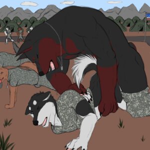 Rating: Explicit Score: 0 Tags: 1:1 2013 abs anal anal_penetration anthro army biceps bottomwear bottomwear_down bulge canid canine canis clothed clothing domestic_dog dominant duo_focus e621 group larger_dom linkin male male/male male_penetrated male_penetrating male_penetrating_male mammal military military_uniform muscular outside painful_penetration pants pants_down partially_clothed pecs penetration public sex size_difference sky soldier subject_(artist) uniform unprofessional_behavior warrior User: bunchy7s