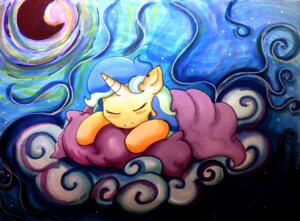 Rating: Safe Score: 0 Tags: bed bed_covers bedding blue_hair blush bright chibi cloud colorful_theme dark dream e621 equid equine eyes_closed fan_character female feral fur furniture hair hasbro hi_res horn horse hug hugging_object hugging_pillow light lying magic mammal marker_(artwork) mirry92 mixed_media moon moonlight my_little_pony night on_front outside pen_(artwork) pillow pony sky sleeping solo sparkles spiral tina_fountain_heart traditional_media_(artwork) yellow_body yellow_fur User: bunchy7s